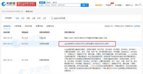 小米關聯公司注冊資本增至14.88億，強化基礎軟件服務布局